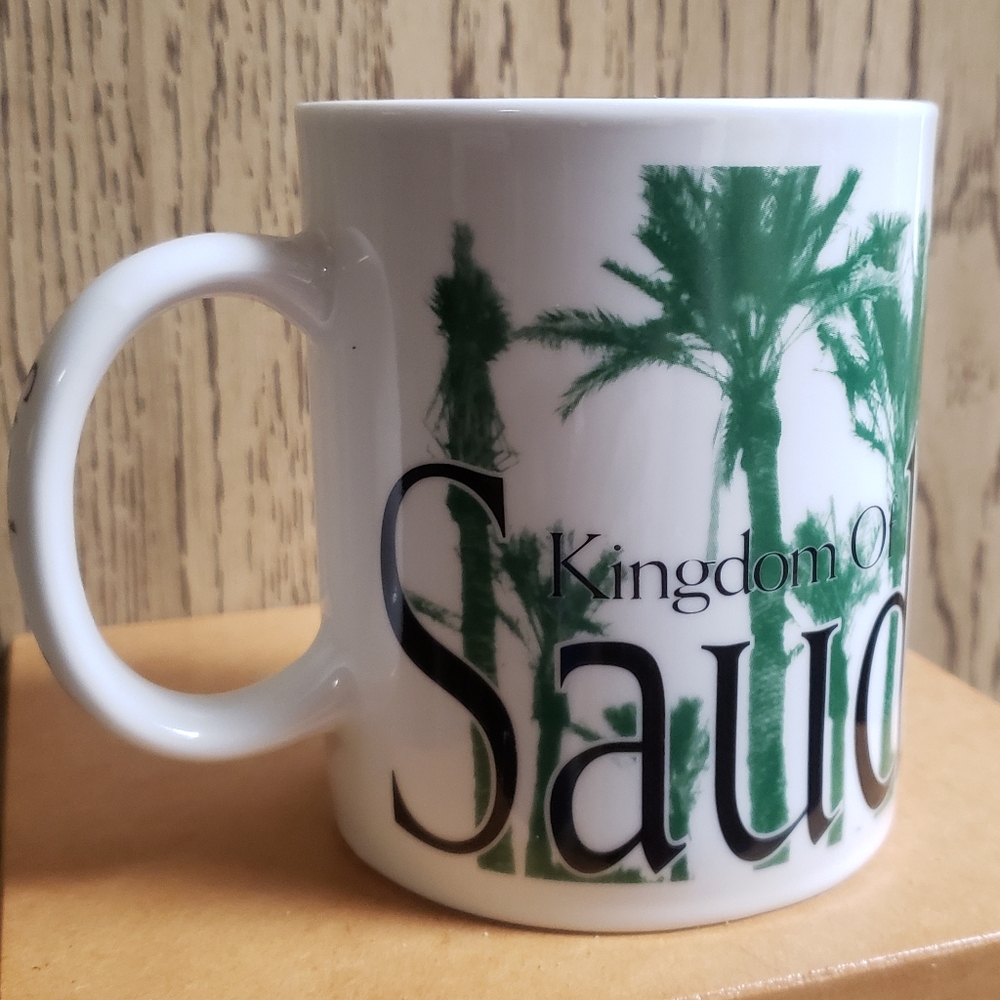 VTG Starbucks KINGDOM OF SAUDI ARABIA Coffee Mug 2002 City Collector Series 16oz